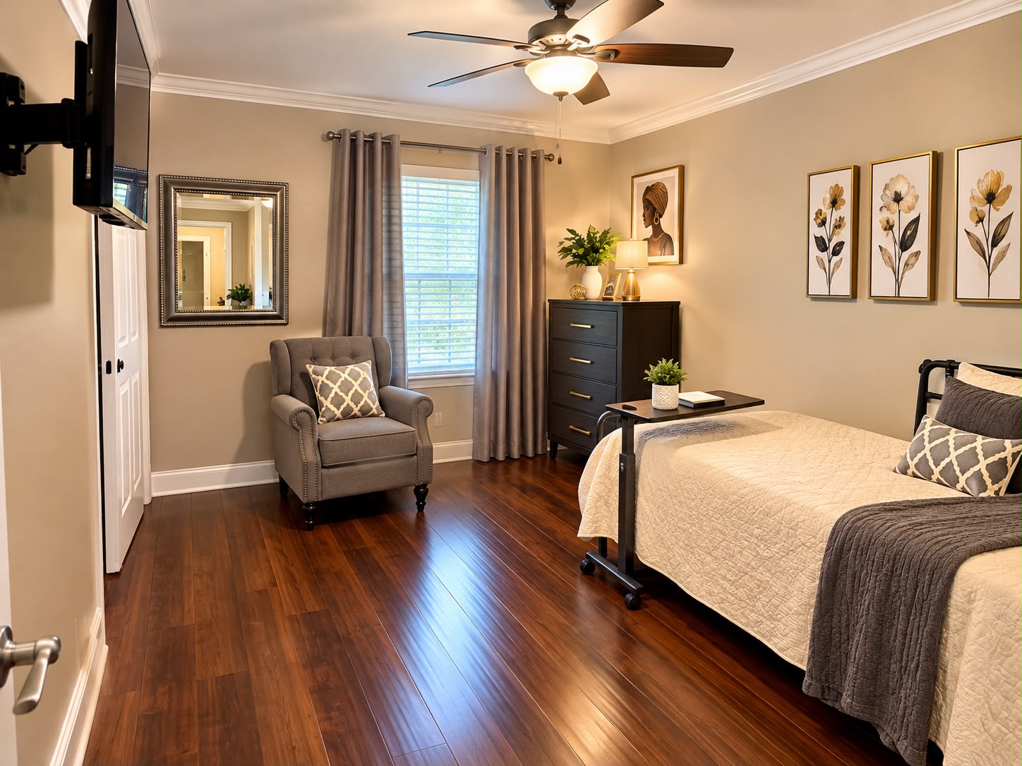 Familiar comforts make room for confidence.